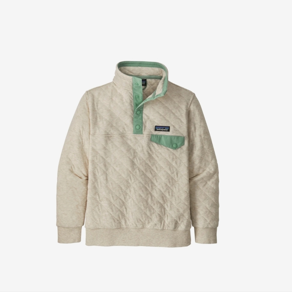 Patagonia quilted snap-t sweater - kids xl